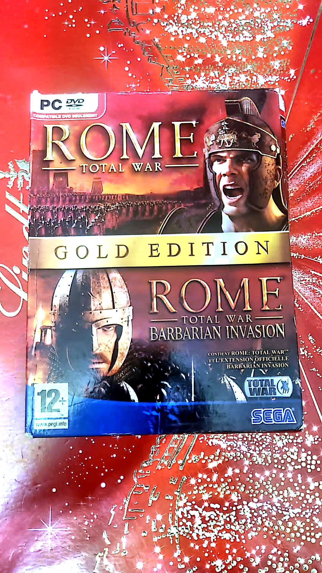 Jeu vidéo PC : pc rome total war gold edition rome total war barbbarian invasion