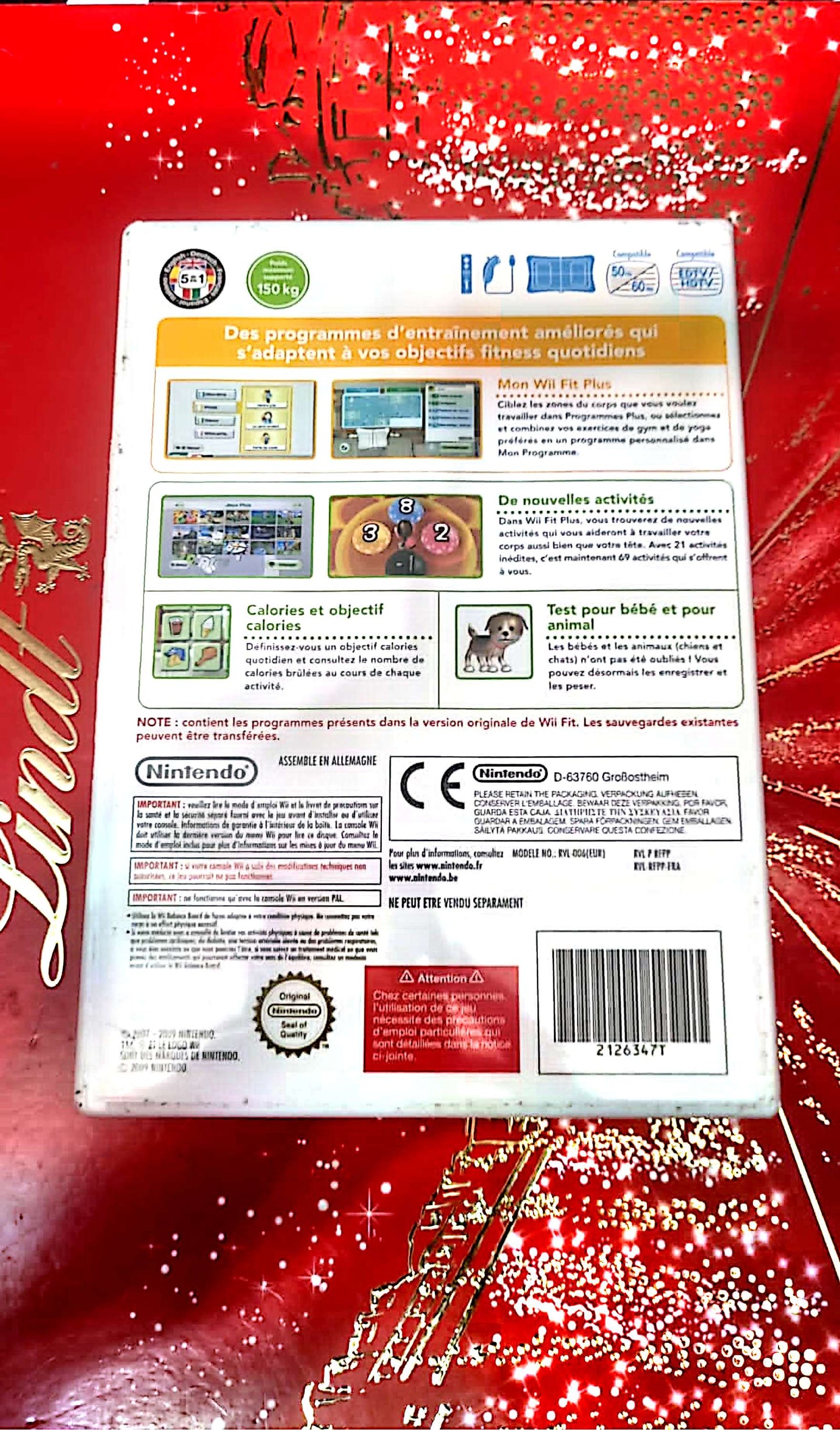 Jeu vidéo Wii : fit plus