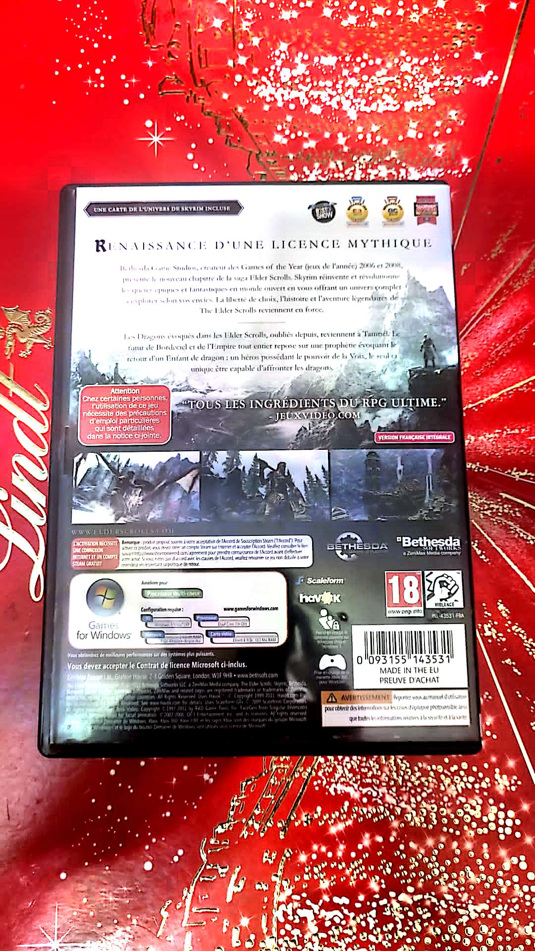 Jeu vidéo PC : the elder scroll V skyrim