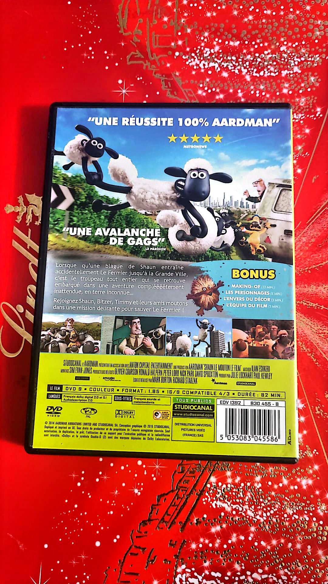 DVD : shaun le mouton en le film