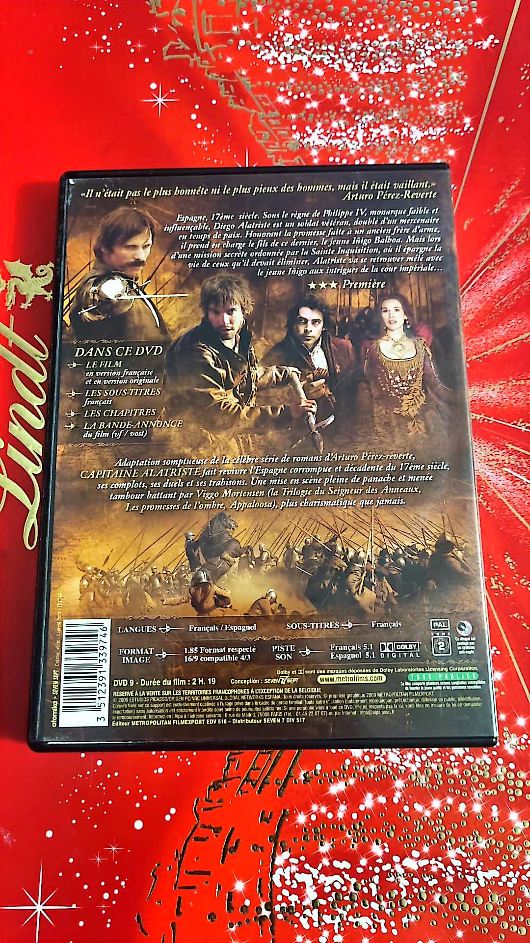 DVD : capitaine alatriste