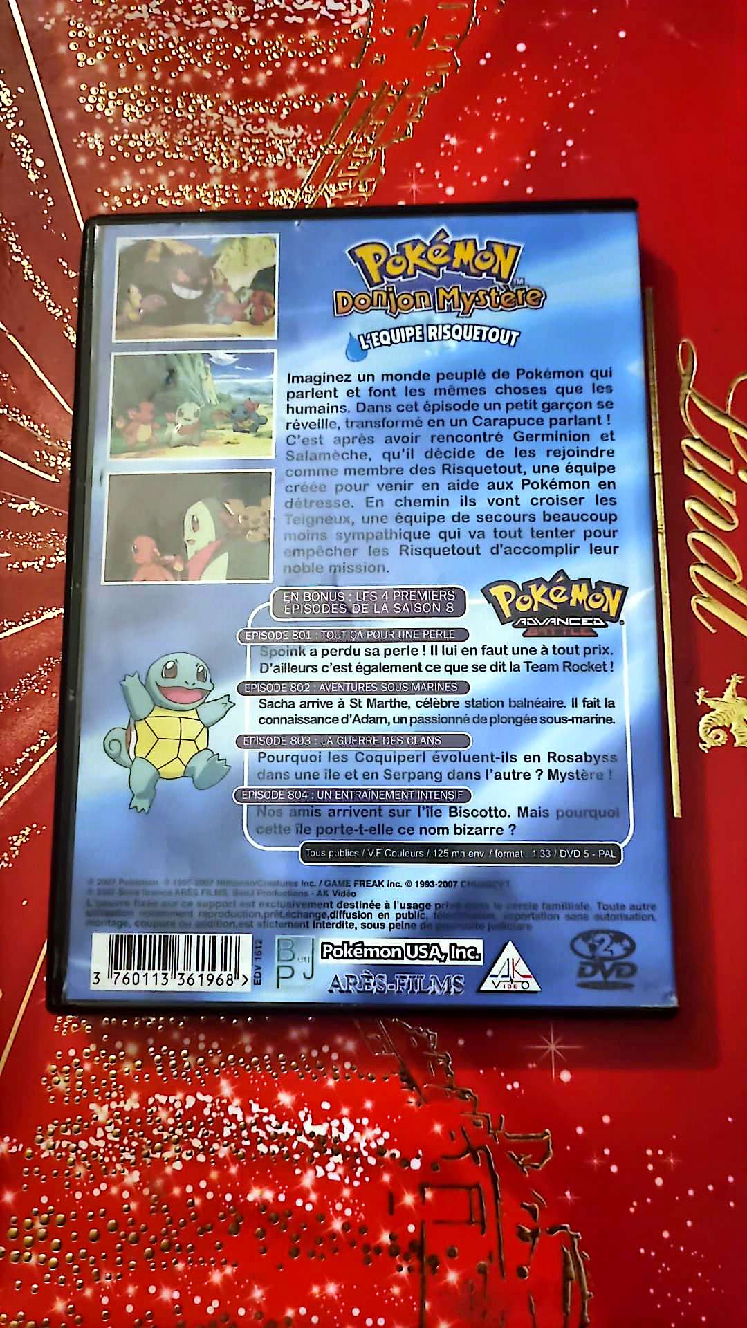 DVD : pokémon donjon mystère l'équipe risque tout