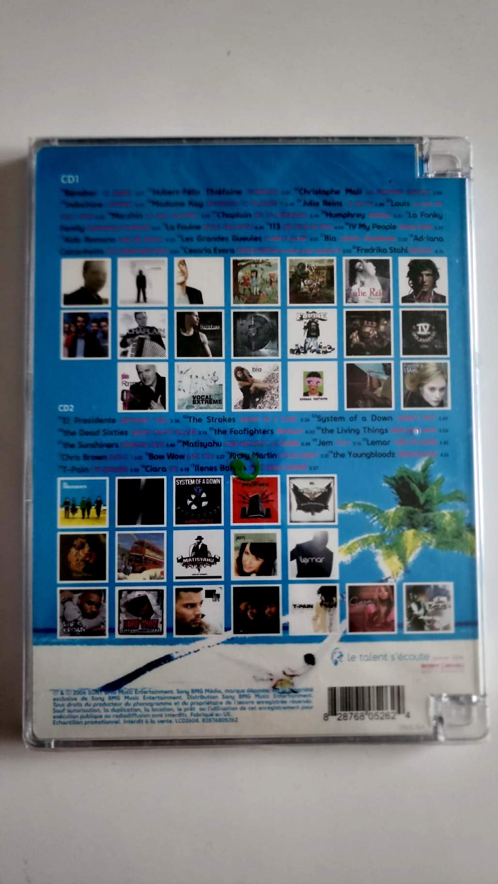 Le talent s’écoute – Janvier 2006 – Compilation 2 CD Sony BMG