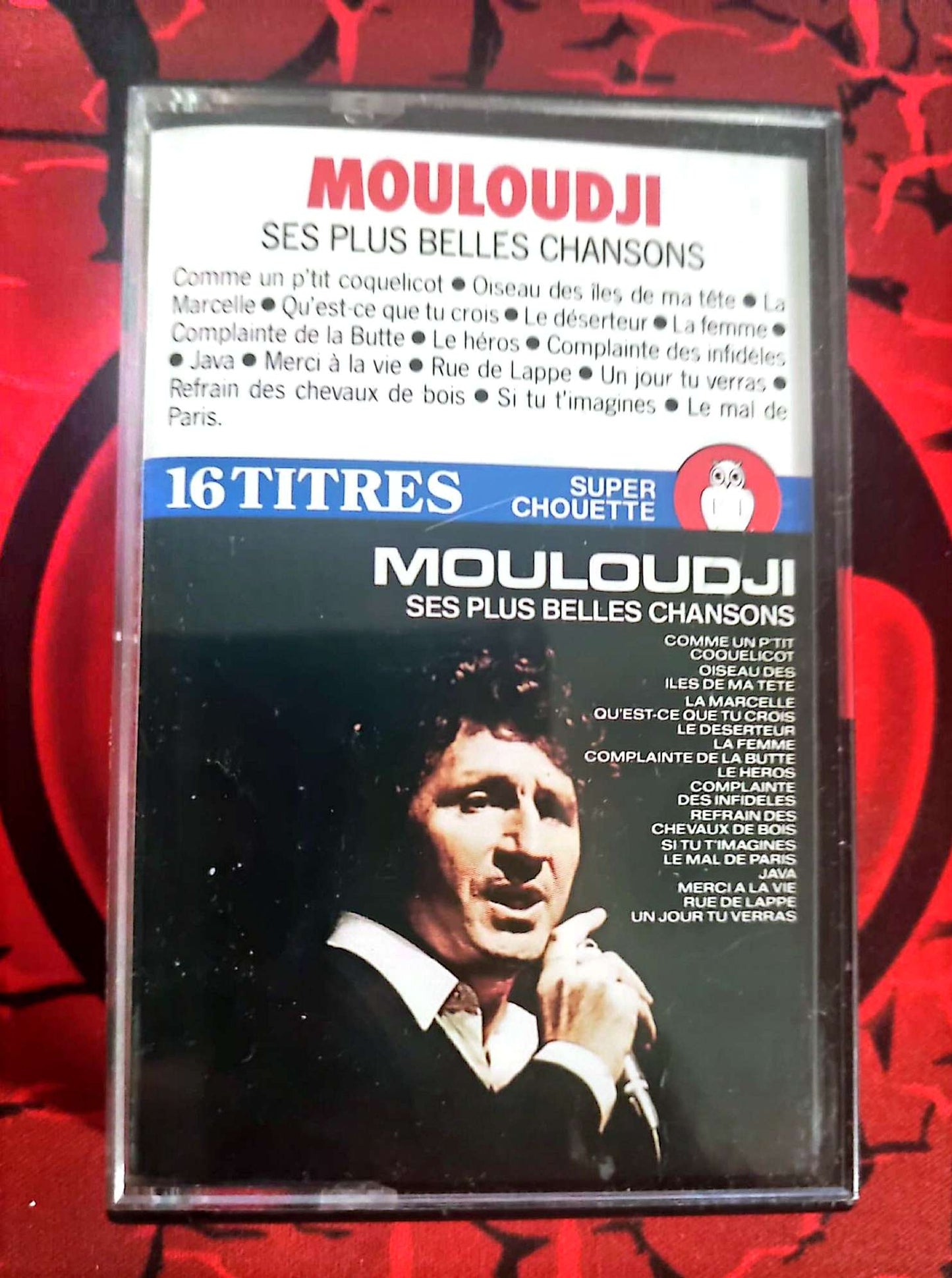 Cassette Audio Mouloudji – Ses Plus Belles Chansons – Chanson Française – 16 titres cassette audio