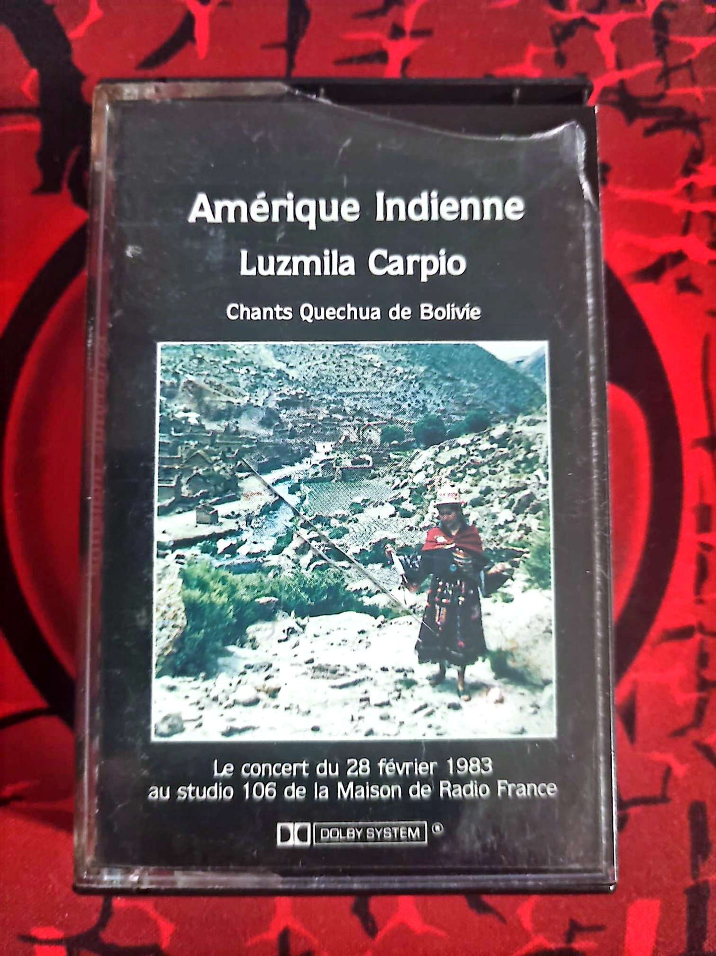 Cassette Audio Amérique Indienne – Luzmila Carpio – Chants Quechua de Bolivie cassette audio