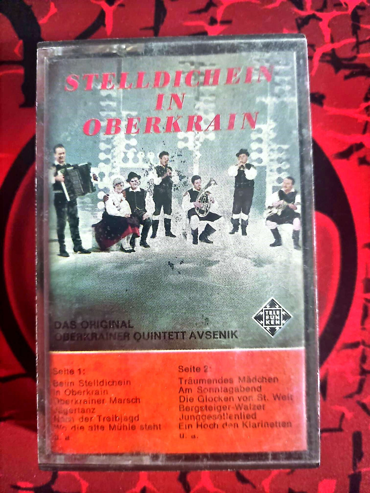 Cassette Audio Stelldichein in Oberkrain – Oberkrainer Quintett Avsenik – Musique Folklorique cassette audio