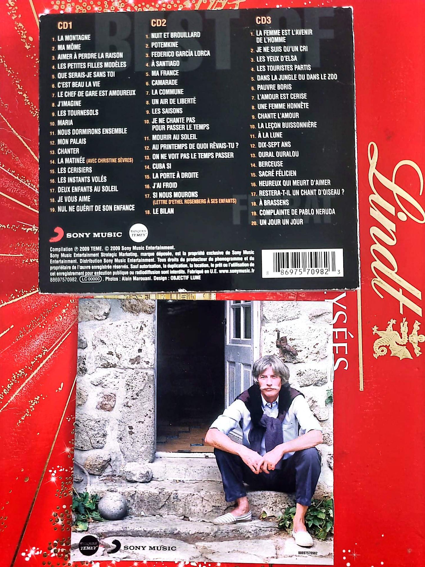 Jean Ferrat Best Of Coffret 3 CD – 2 CD Inclus Uniquement CD1 et CD2 – Compilation Chanson Française