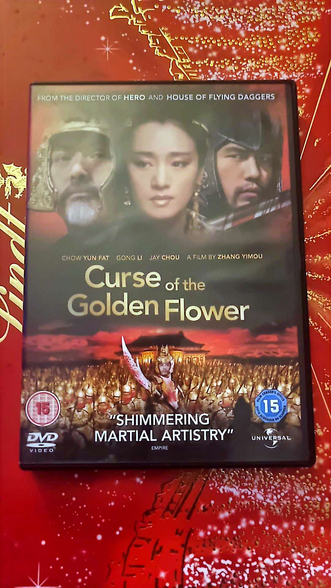 DVD curse of the golden flower shimmering martial artistry