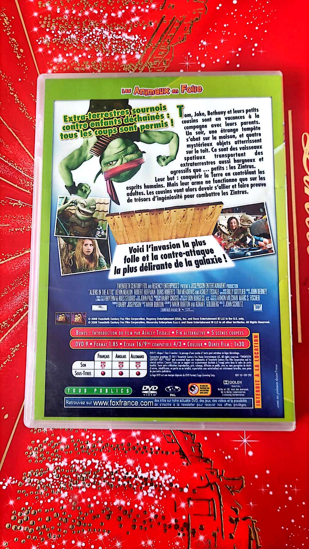 les zintrus film complet français DVD vendu en Bon état