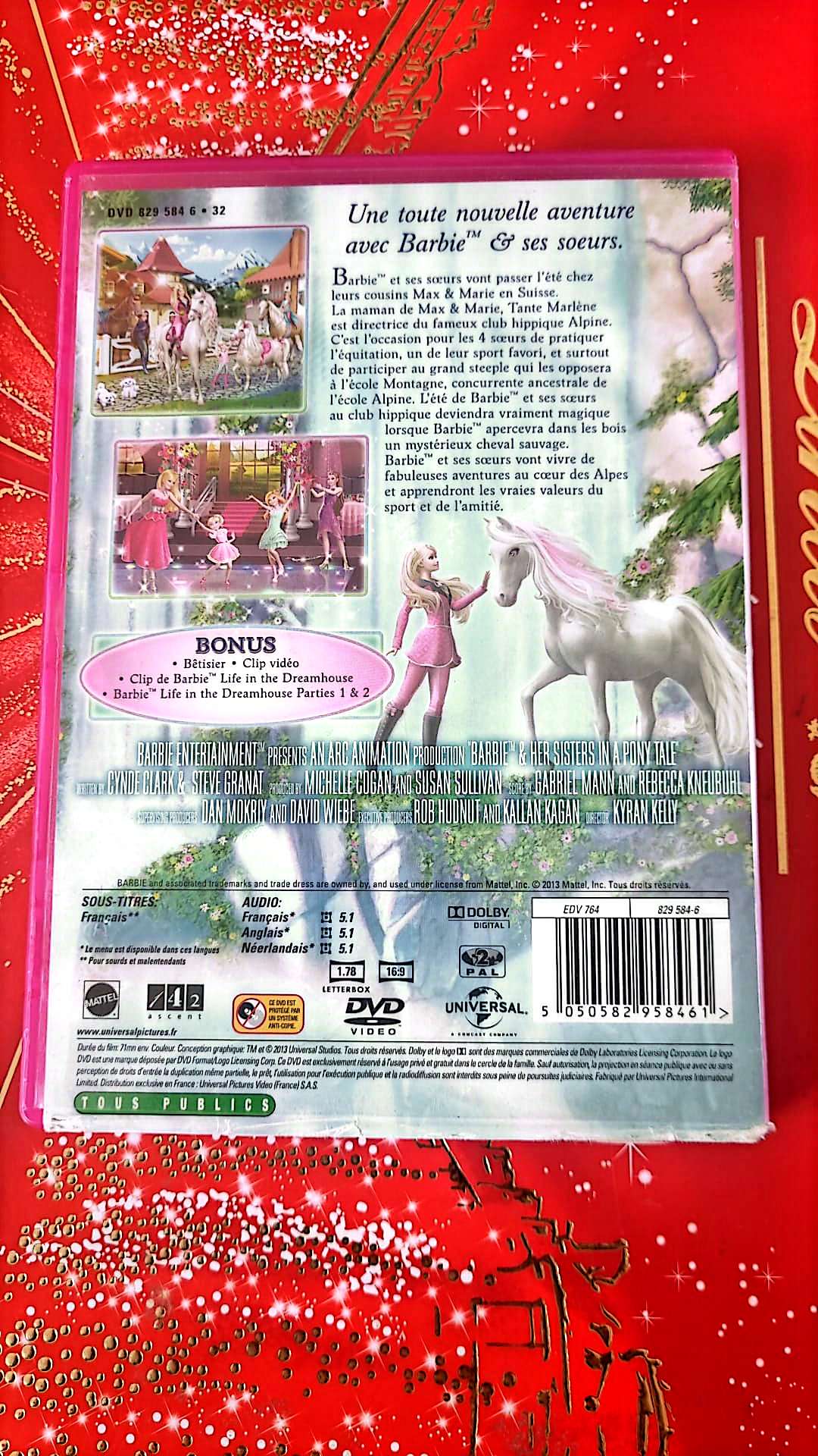 barbie et ses soeurs au club hippique film complet en francais DVD vendu en Bon état