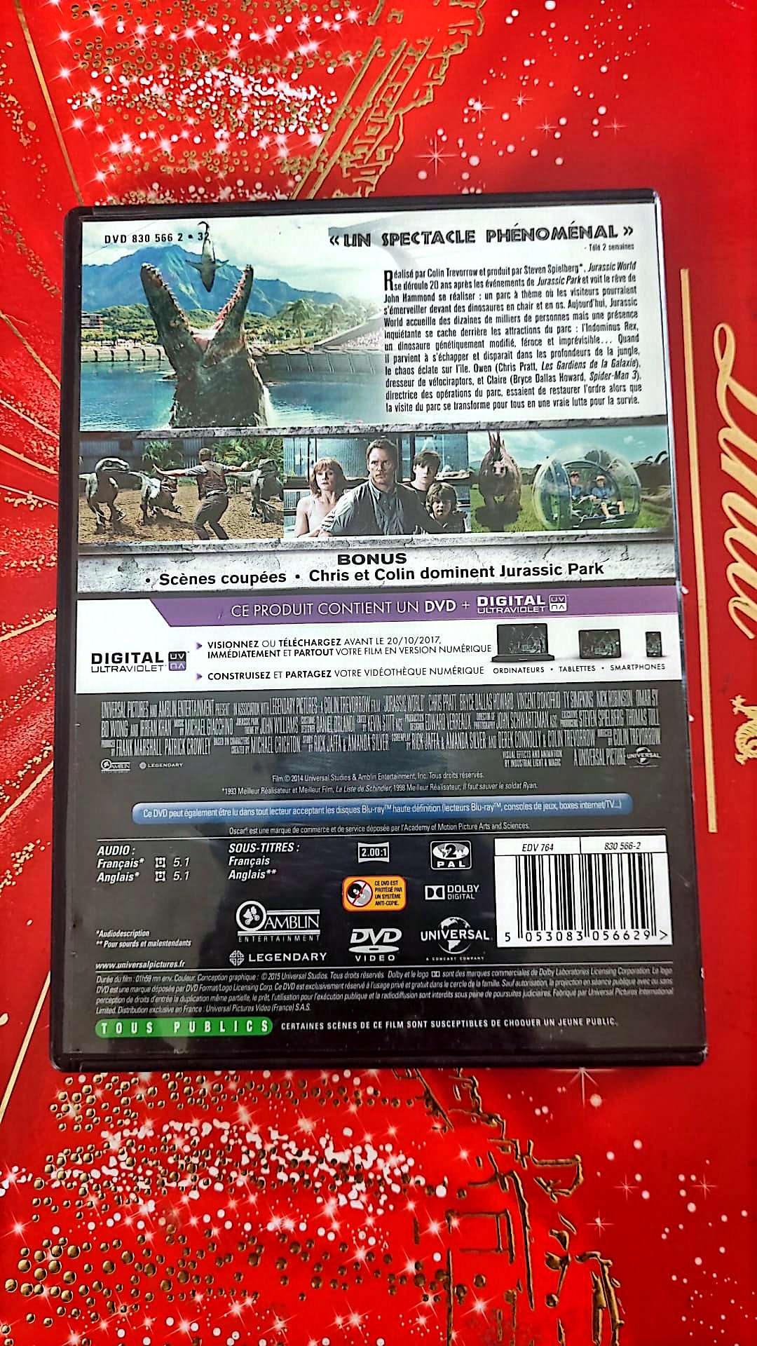 DVD : jurassic world
