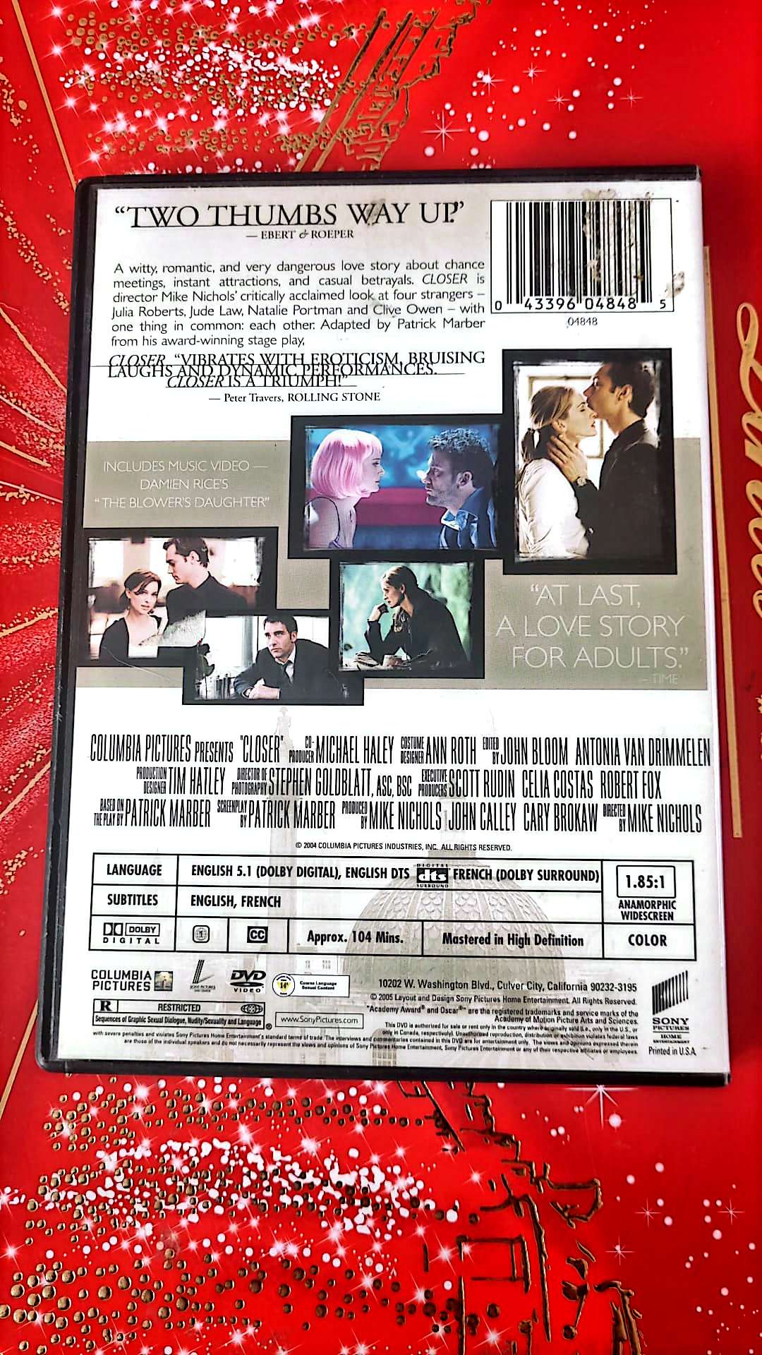 closer film DVD vendu en Bon état