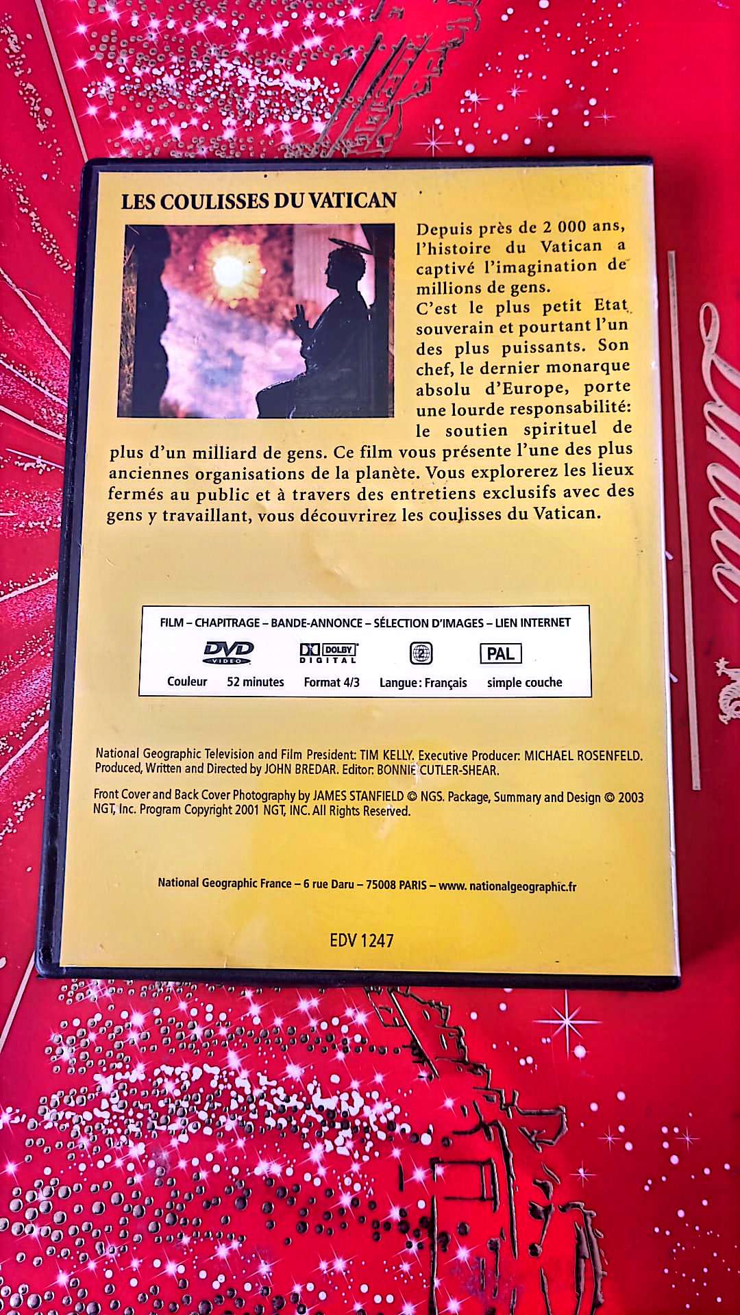 les coulisses du vatican DVD vendu en bon état