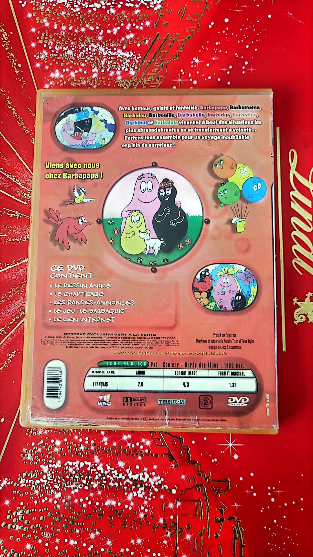 Barbapapa de la terre à la lune DVD vendu en Bon état