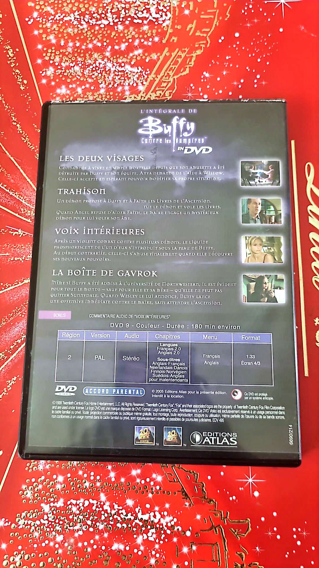 DVD : Buffy contre les vampires Saison 3 épisode 16 17 18 et 19