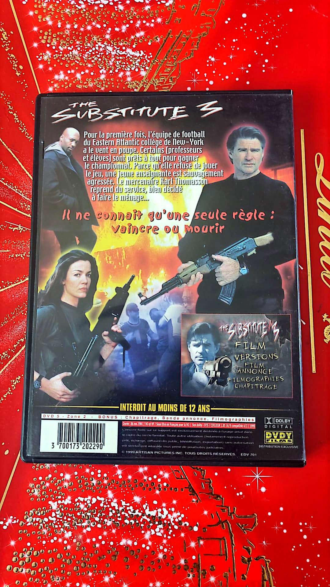 the substitute 3 film complet en francais DVD vendu en Bon état