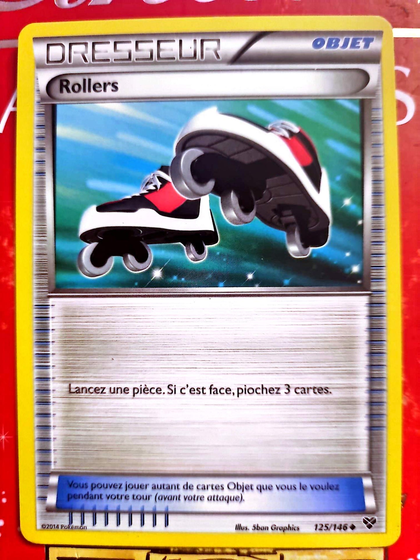 Carte Pokémon Dresseur Rollers 125/146 – Version française – Carte à l’unité