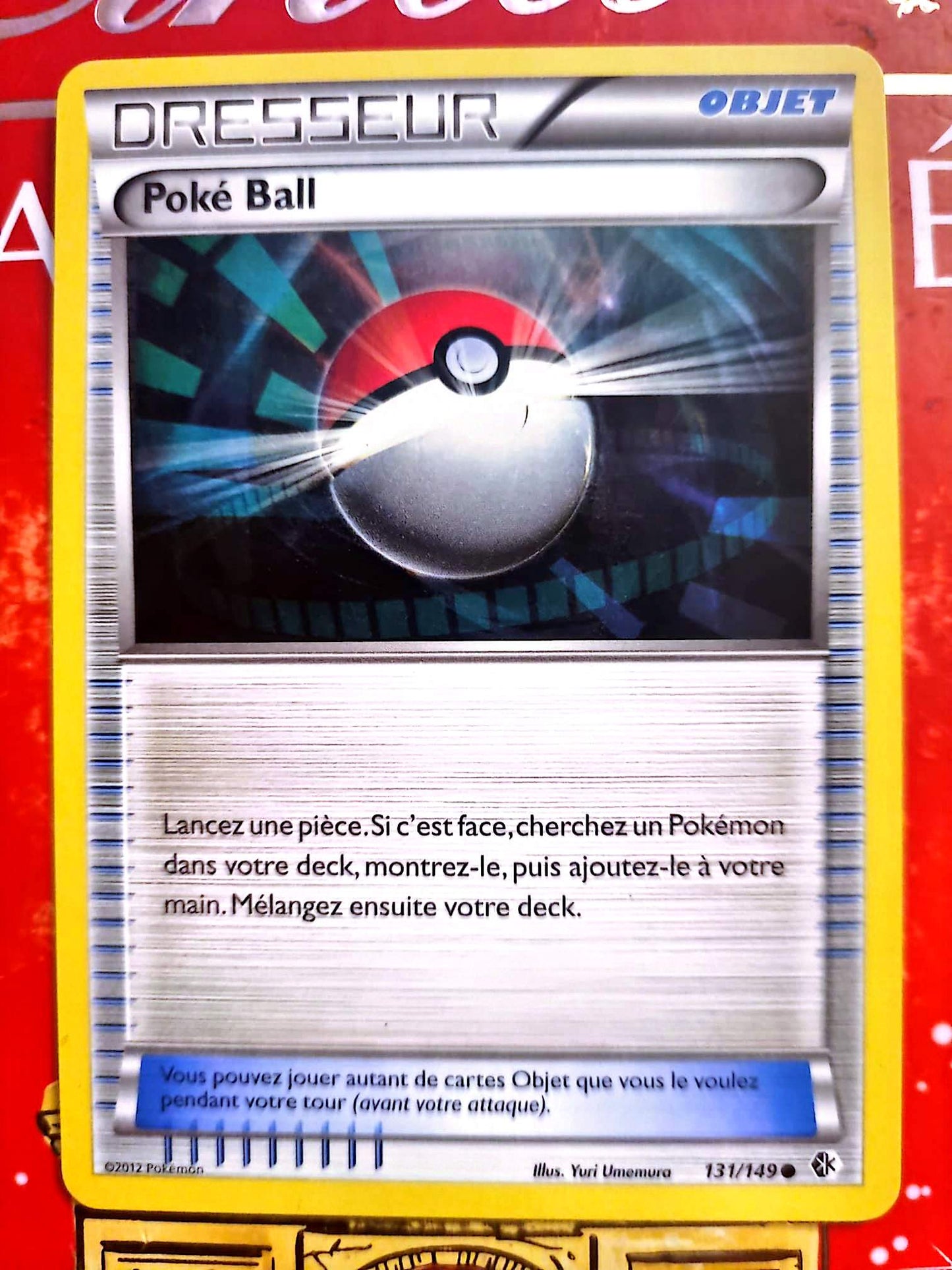 Carte Pokémon Dresseur Poké Ball 131/149 – Version française – Carte à l’unité