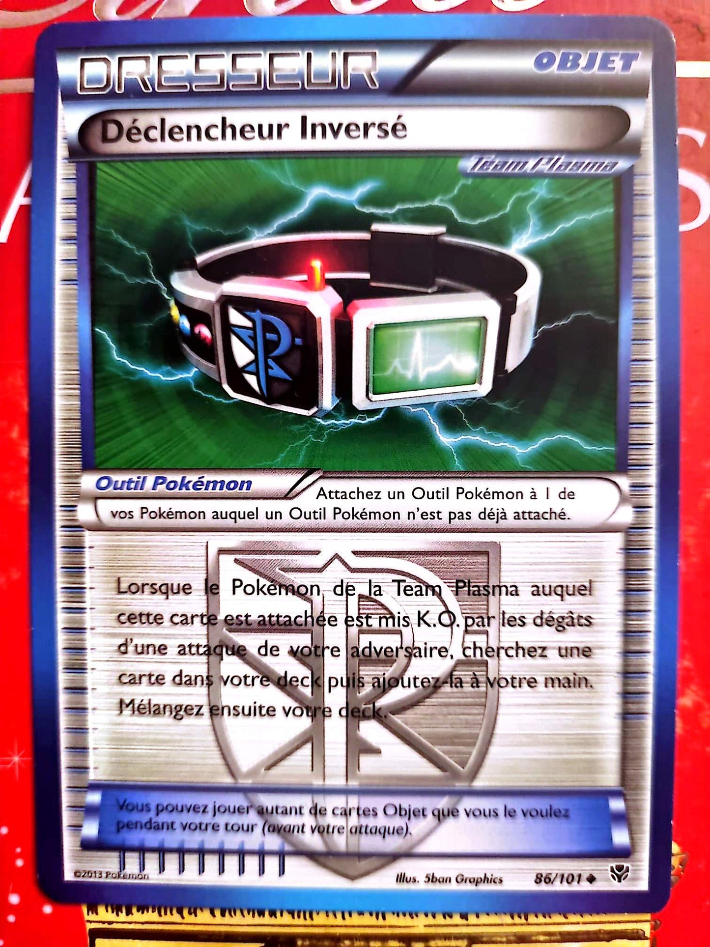 Carte Pokémon Dresseur Déclencheur Inversé Team Plasma 86/101 – Version française – Carte à l’unité