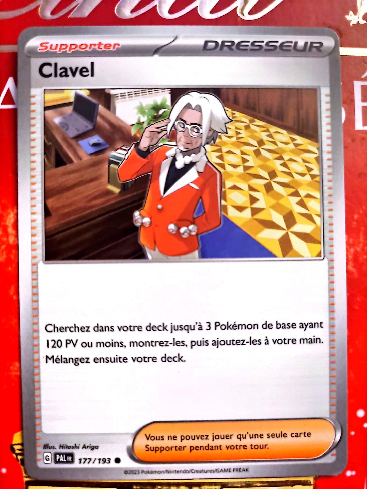 Carte Pokémon Supporter Clavel 177/193 – Version française – Carte à l’unité