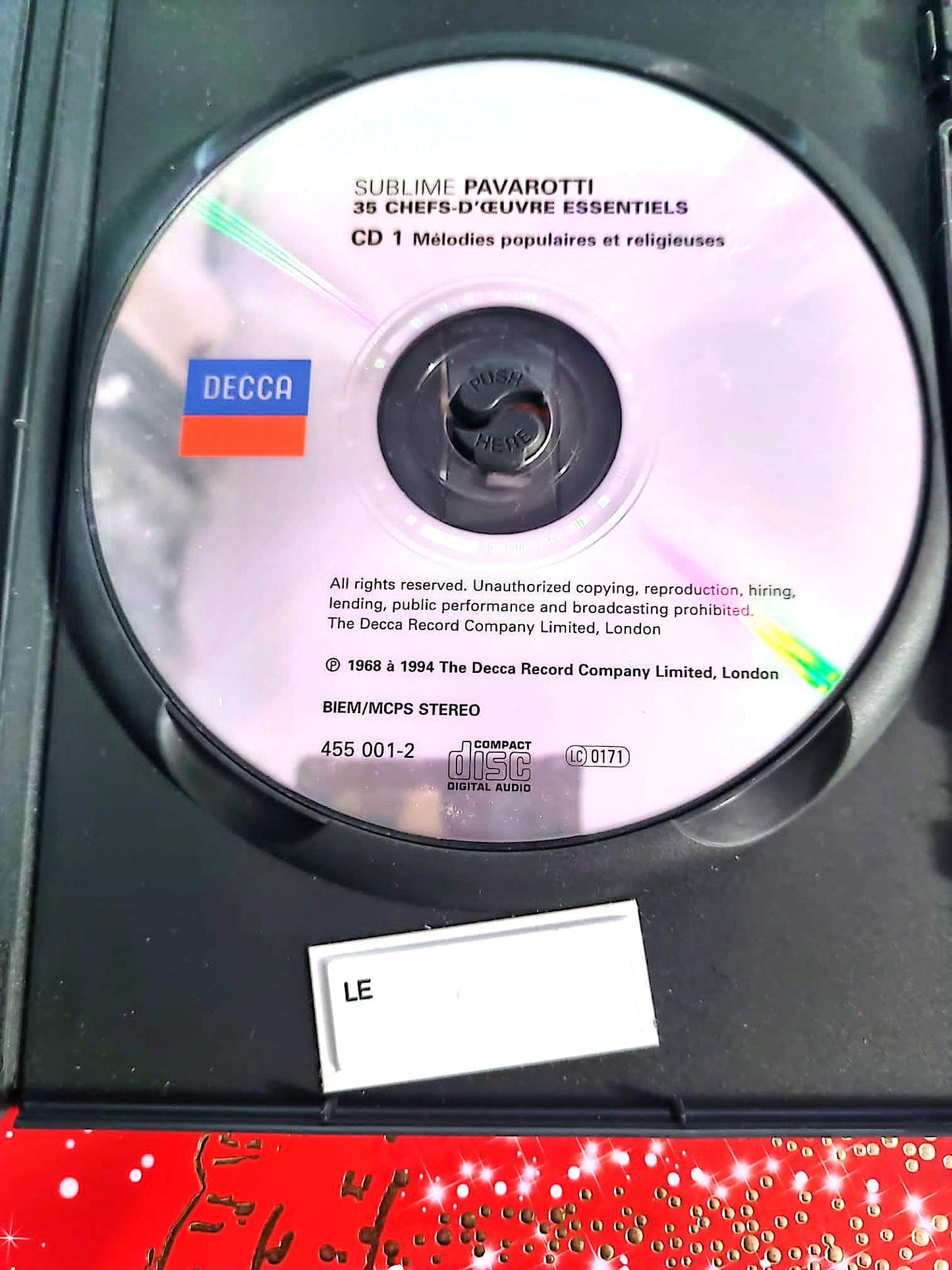 Luciano Pavarotti – 35 Chefs-d’Œuvre Essentiels – CD 1 – Musique classique