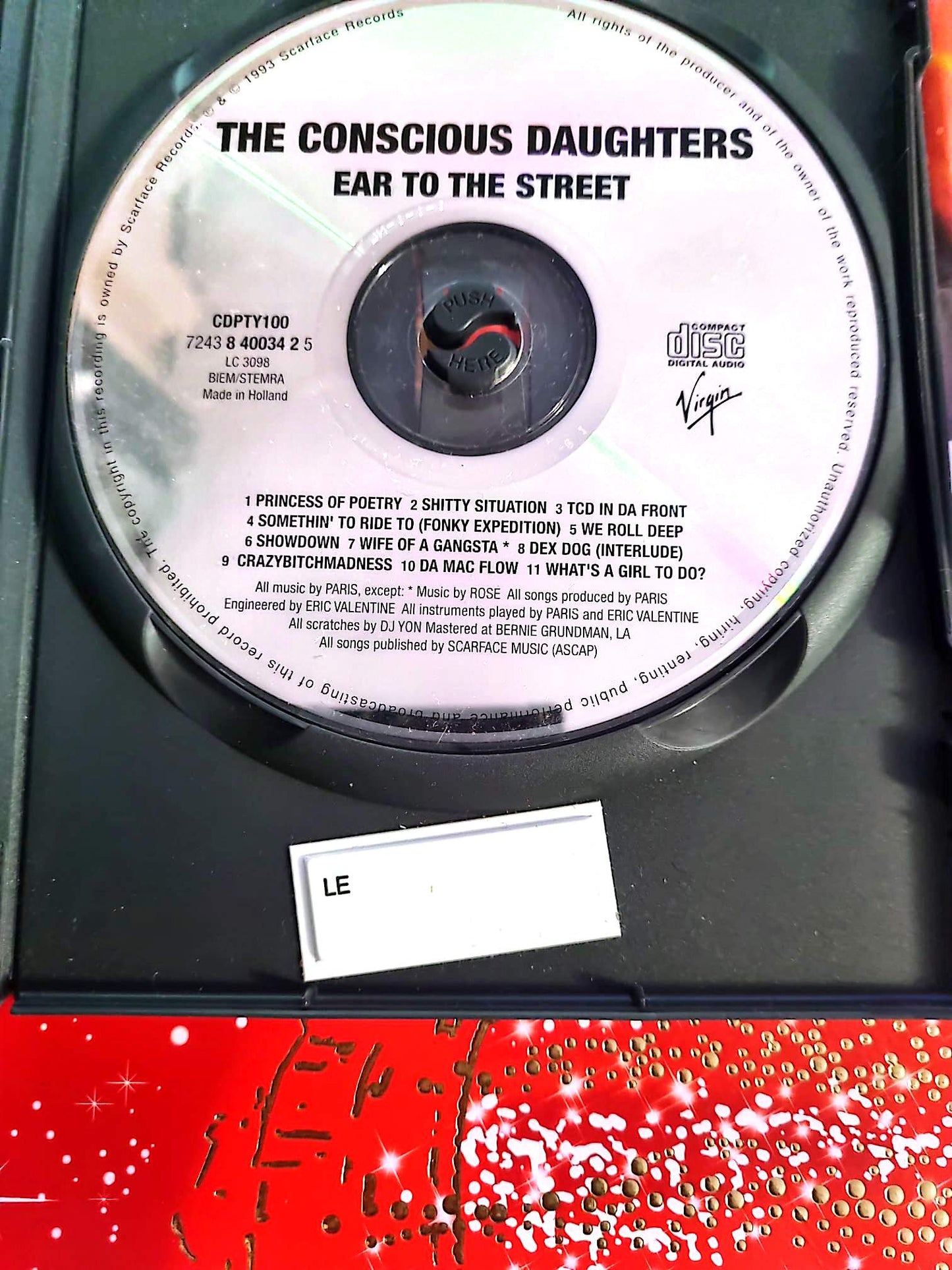The Conscious Daughters – Ear to the Street – Album Rap US – CD seul