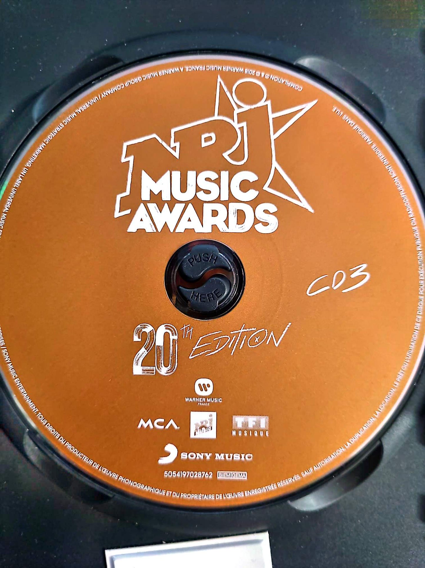 NRJ Music Awards – 20th Edition – Compilation – CD 3 seul