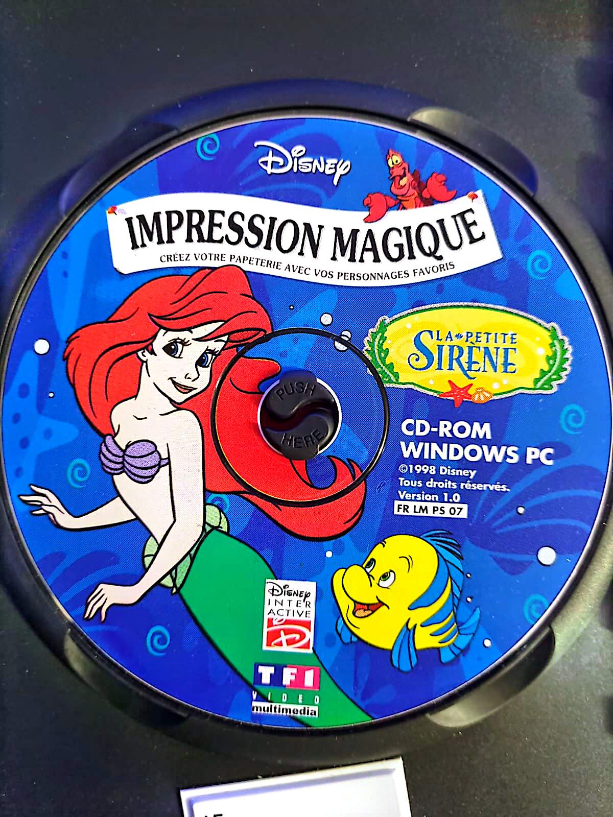 Disney Impression Magique – La Petite Sirène – CD-ROM PC – Sans boîtier