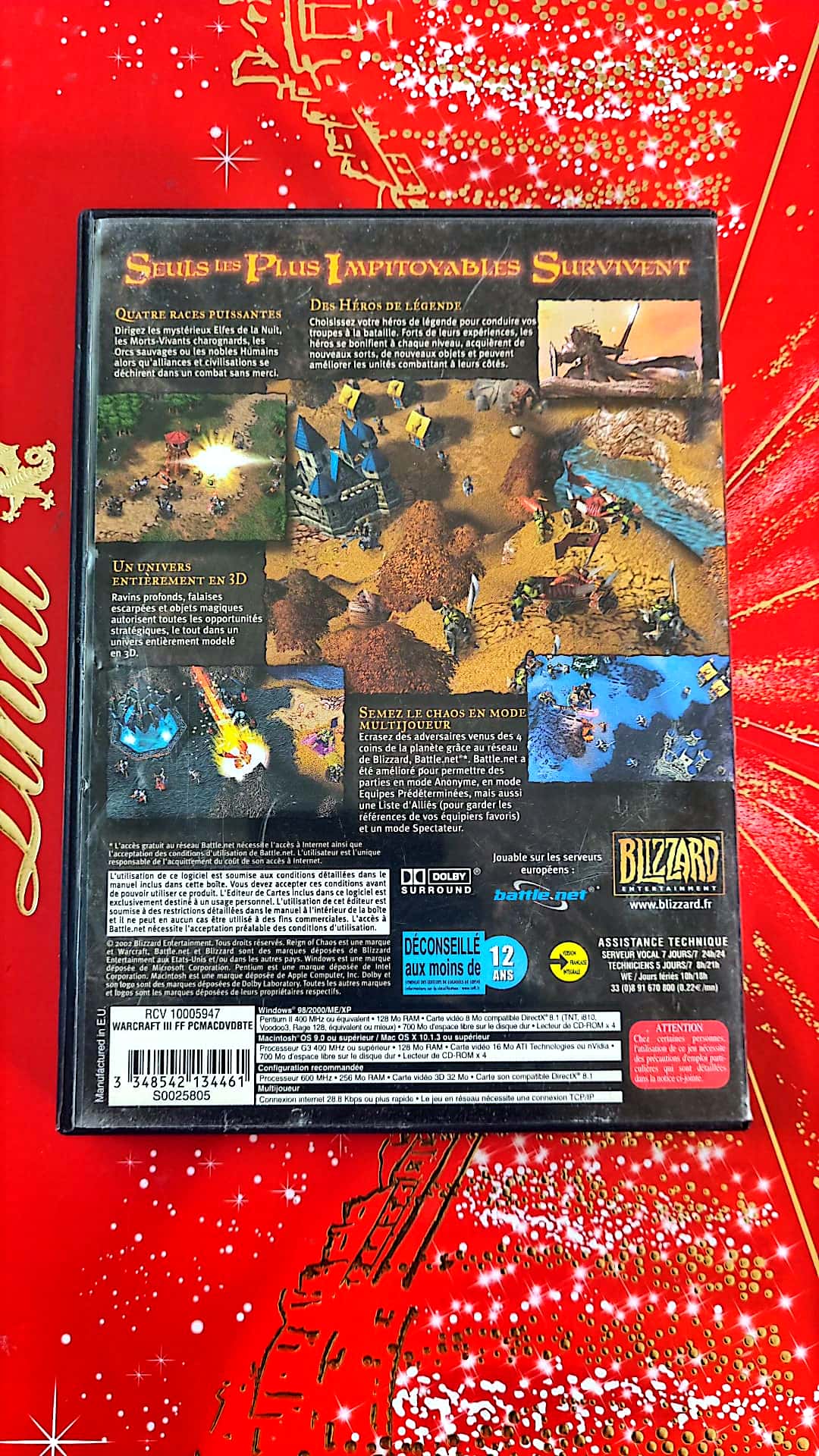 Jeu vidéo PC : Warcraft reign of Chaos