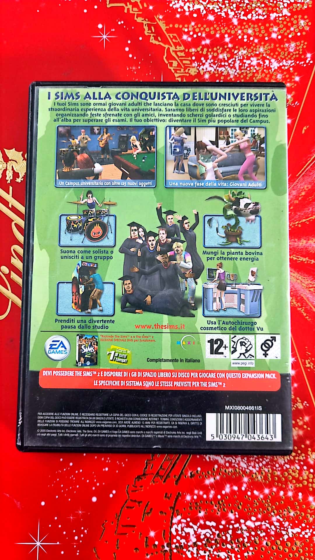 Jeu vidéo PC : the Sims 2 university