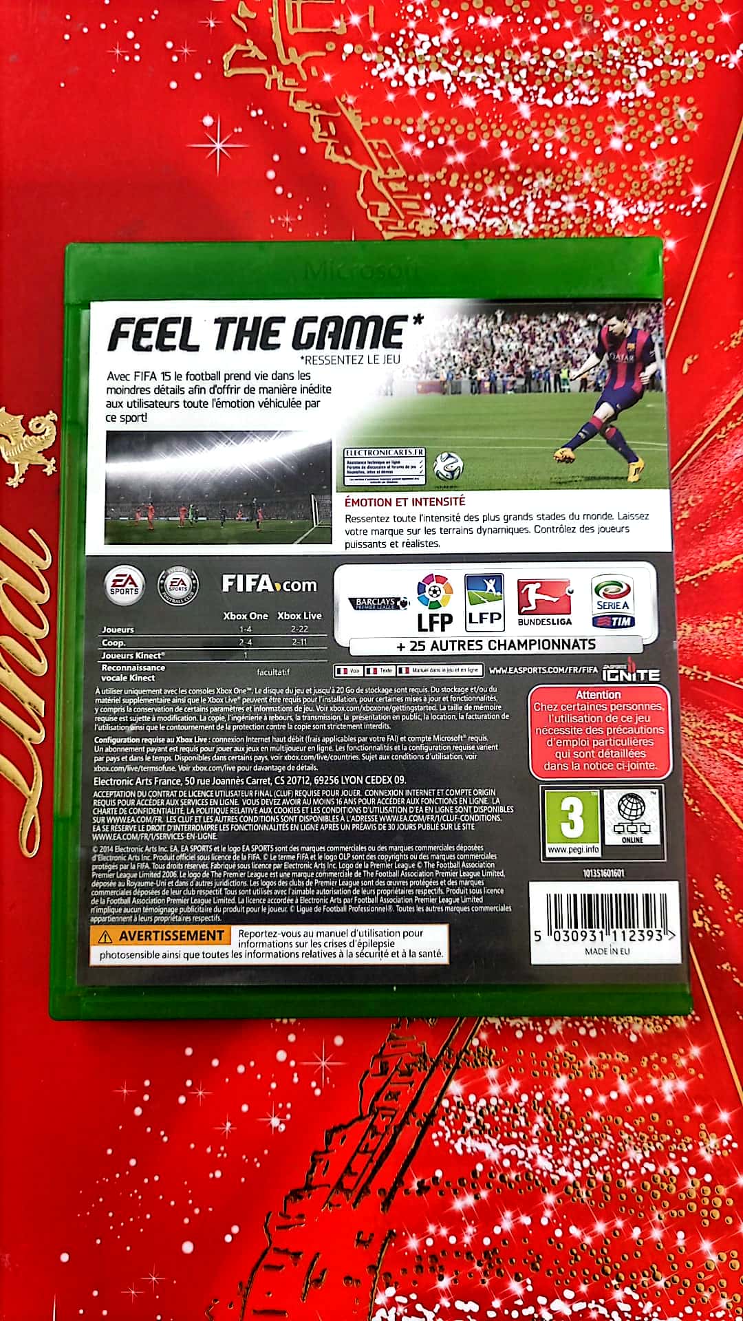 Jeu vidéo Xbox One : one EA Sports fifa 15