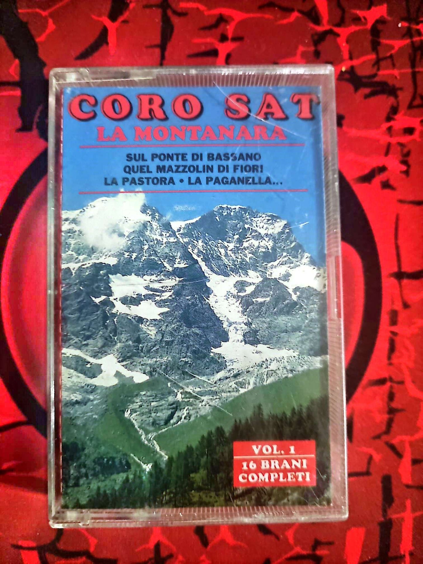 Coro SAT – La Montanara Vol. 1 | Cassette Audio Musique Italienne | Chœurs Alpins cassette audio