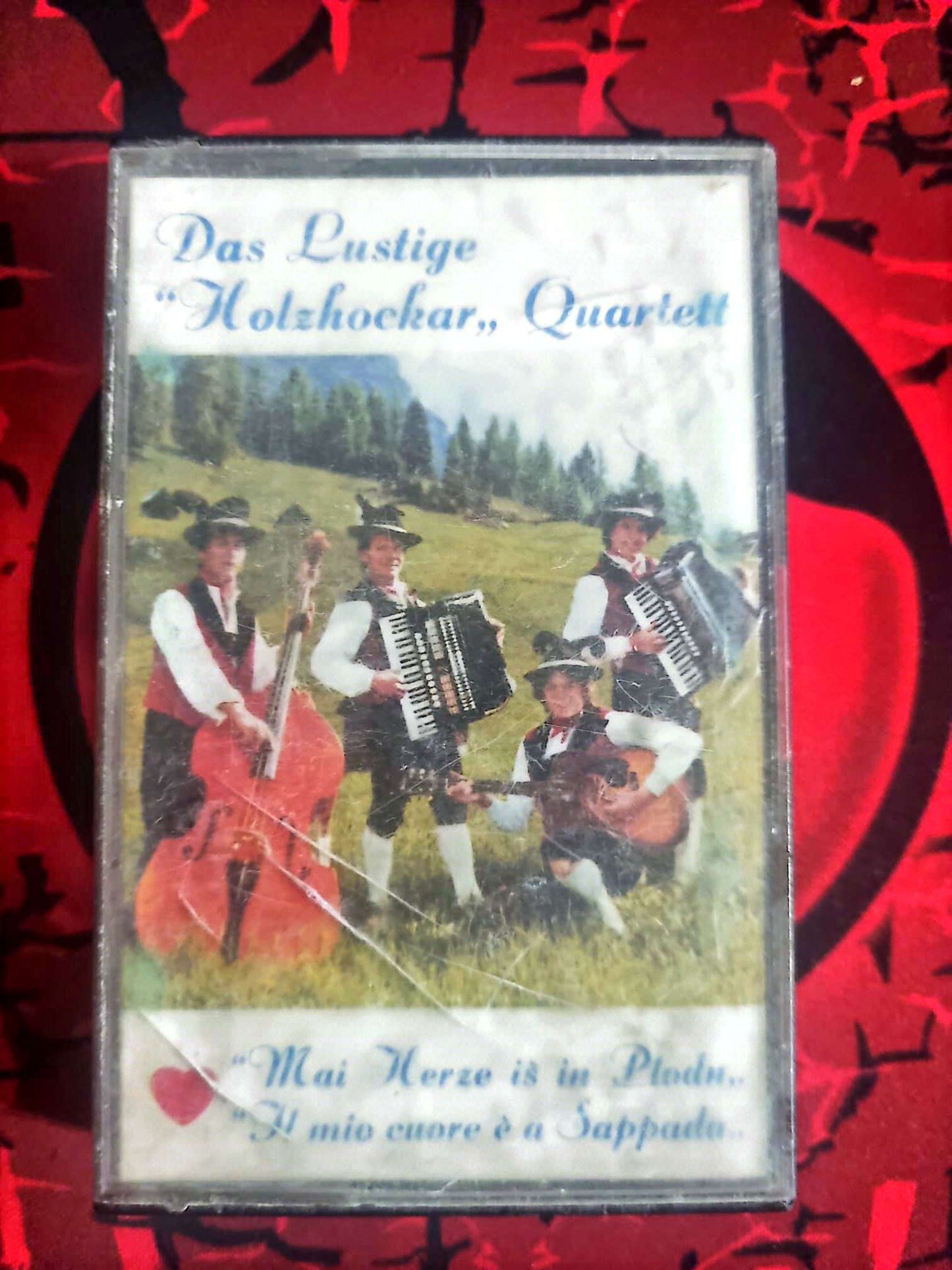 Cassette Audio Das Lustige “Holzhacker” Quartett – Mai Herze is in Ploden – Folk Tyrolien – Allemand cassette audio