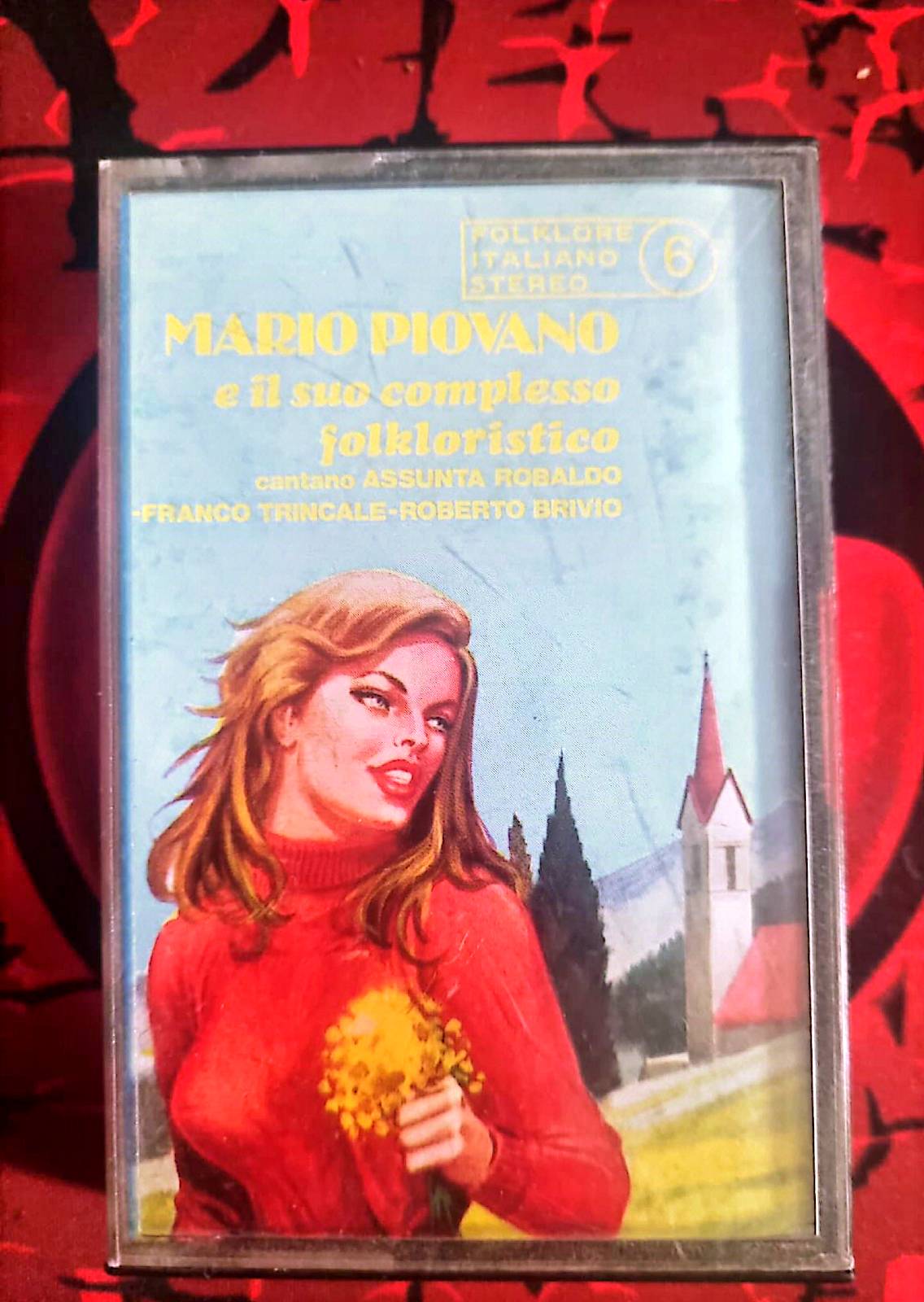 Cassette Audio Mario Piovano e il suo complesso folkloristico – Folklore Italien – Vintage – Occasion cassette audio