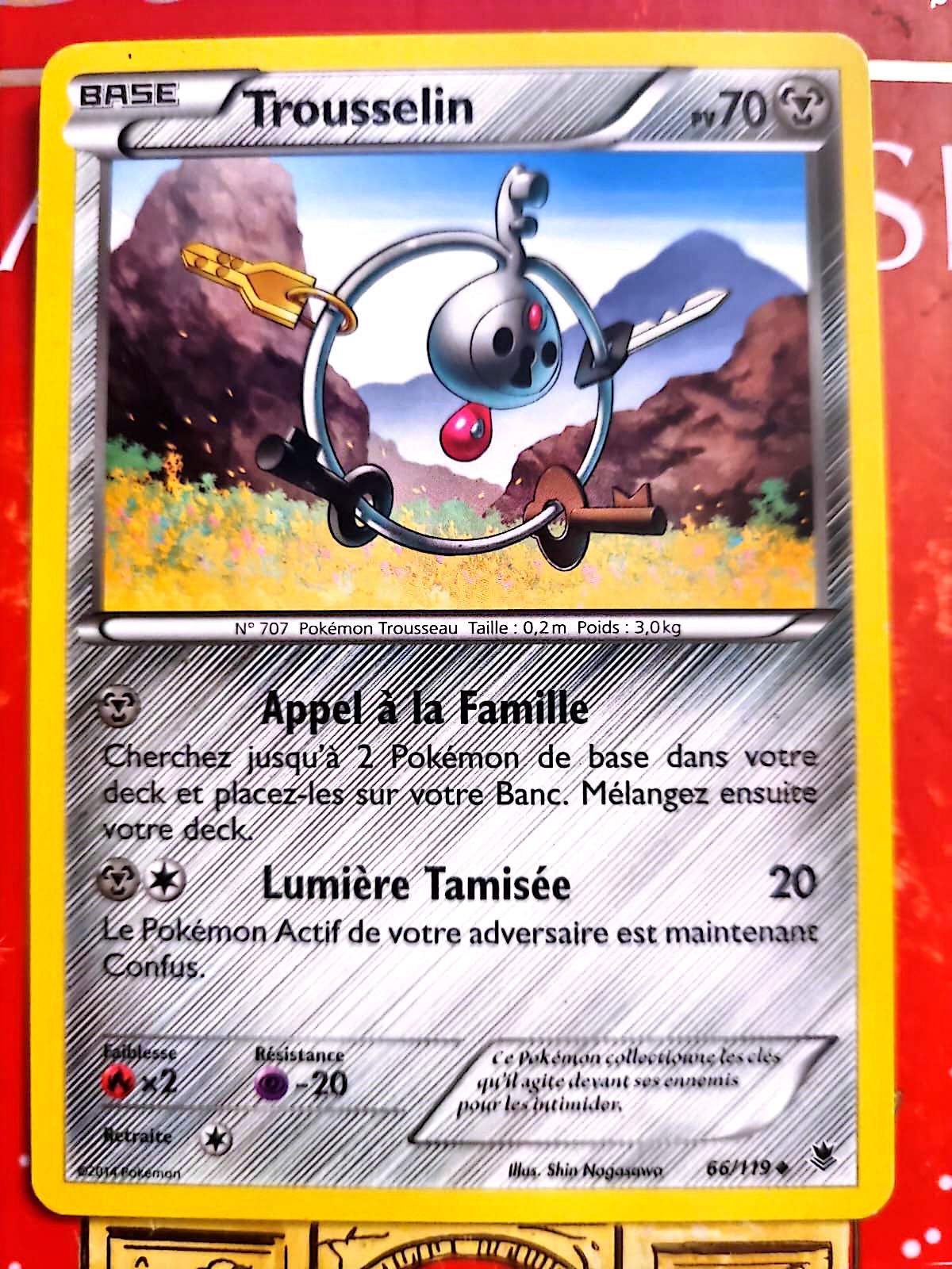 Carte Pokémon Trousselin 66/119 – Version française – Carte à l’unité