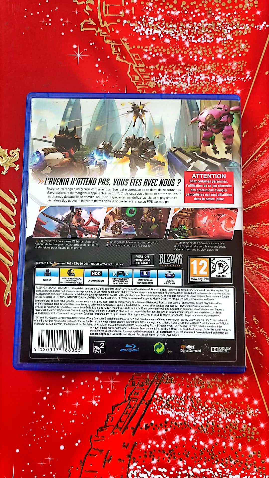 Jeu vidéo PS4 : overwatch ps4