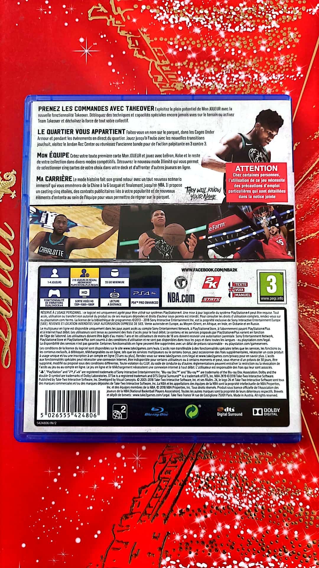 Jeu vidéo PS4 : NBA 2K19 PS4