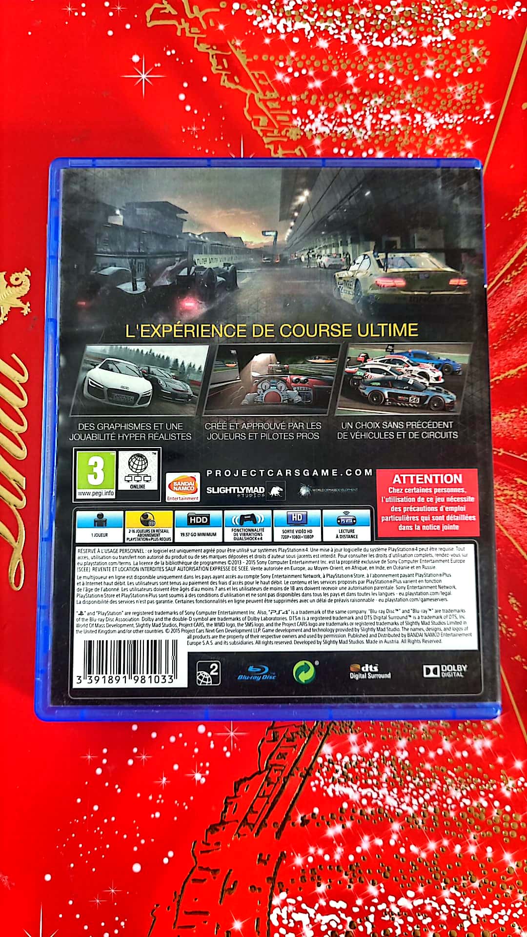 Jeu vidéo PS4 : project cars ps4