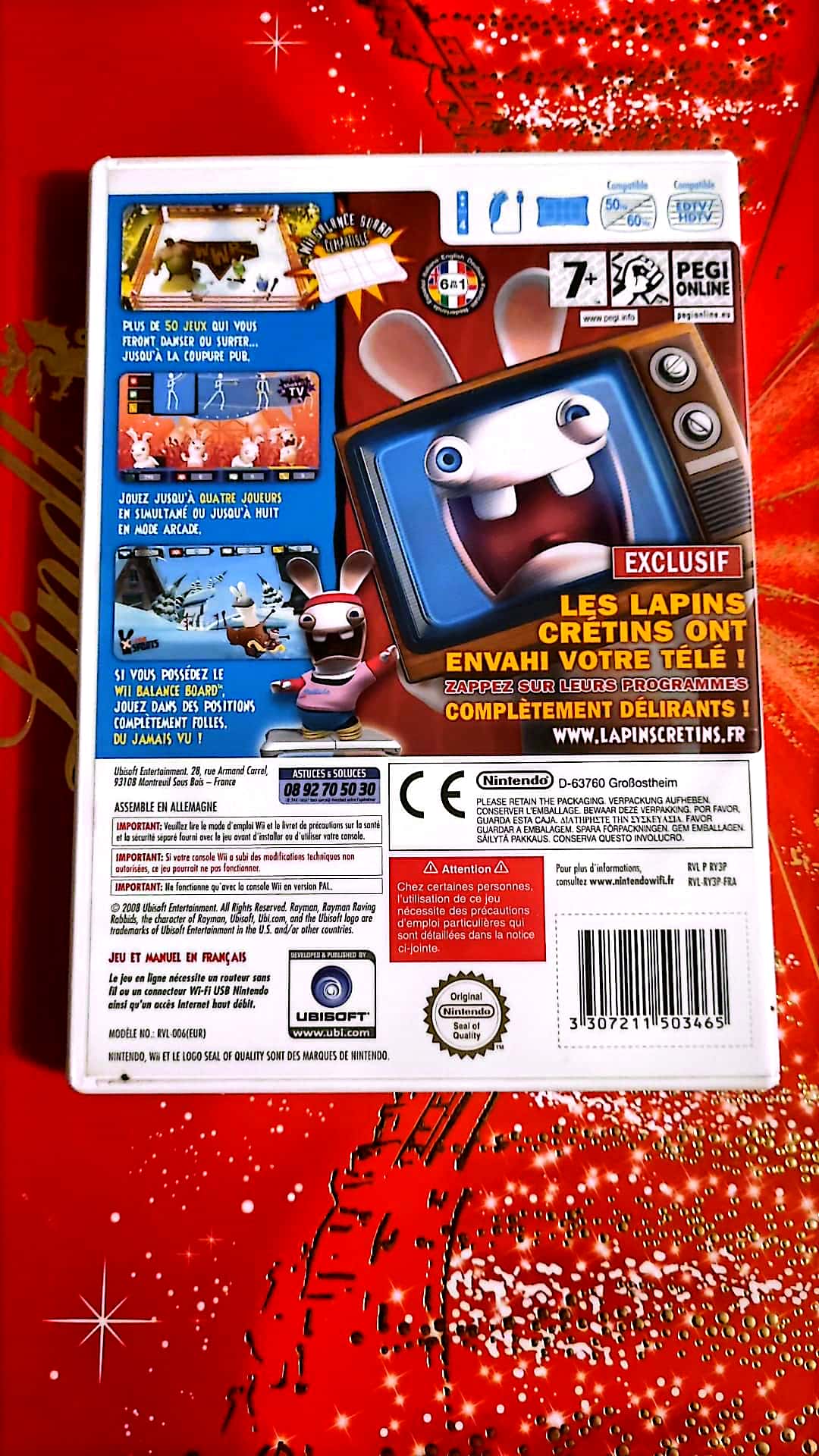 Jeu vidéo Wii : the lapins Crétins Show