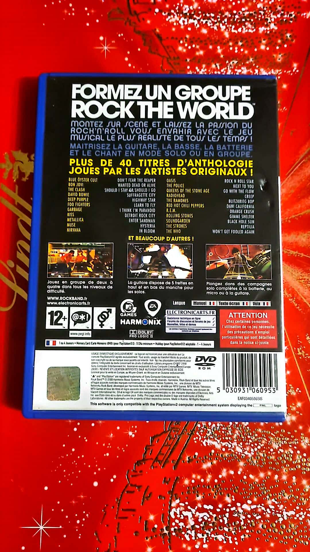 Jeu vidéo PS2 : Rock Band PS2