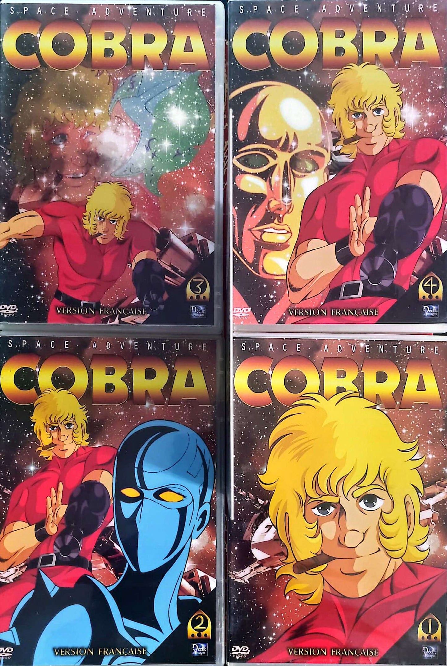 Cobra – Space Adventure – Coffret DVD Vol. 1 à 4 – Série Animation – Version Française dvd