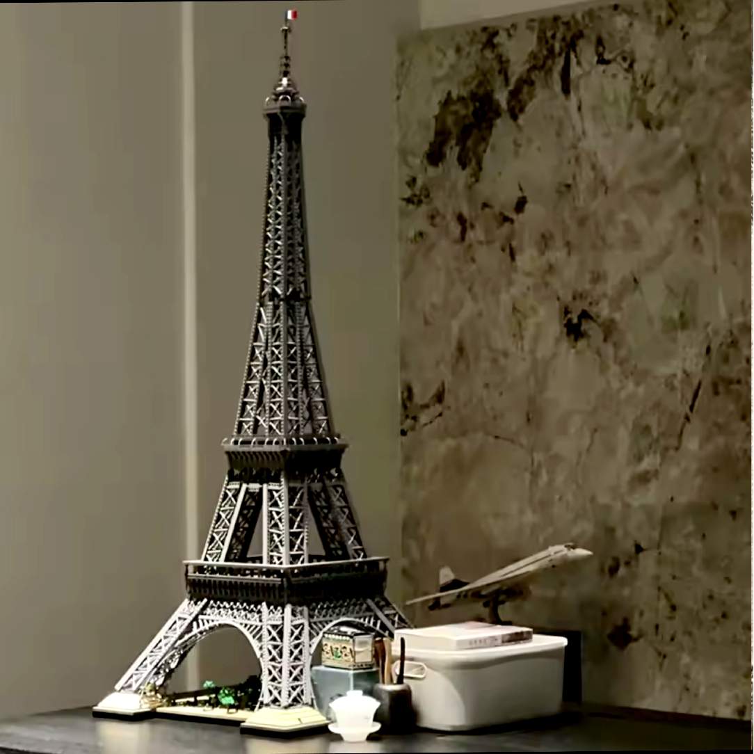 Grande Tour Architecture en Blocs de Construction 10001 Pièces – Maquette Monument Métallique Géant – Jeu de Construction Créatif pour Adultes – Modèle de Collection et Décoration Intérieure