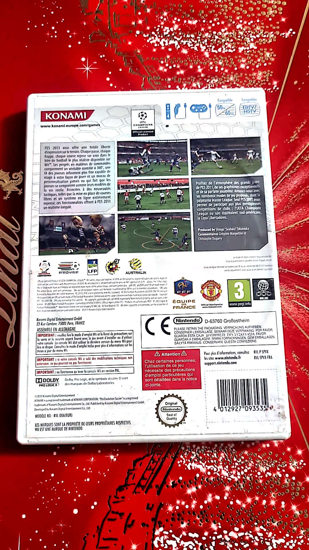 jeu wii pes 2011 pro evolution soccer vendu en bon etat par blaspo