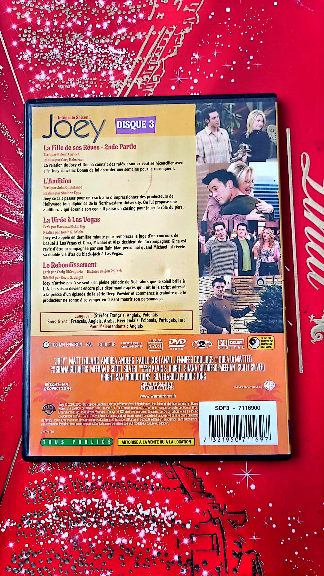 joey disque 3 épisode 9-12 DVD