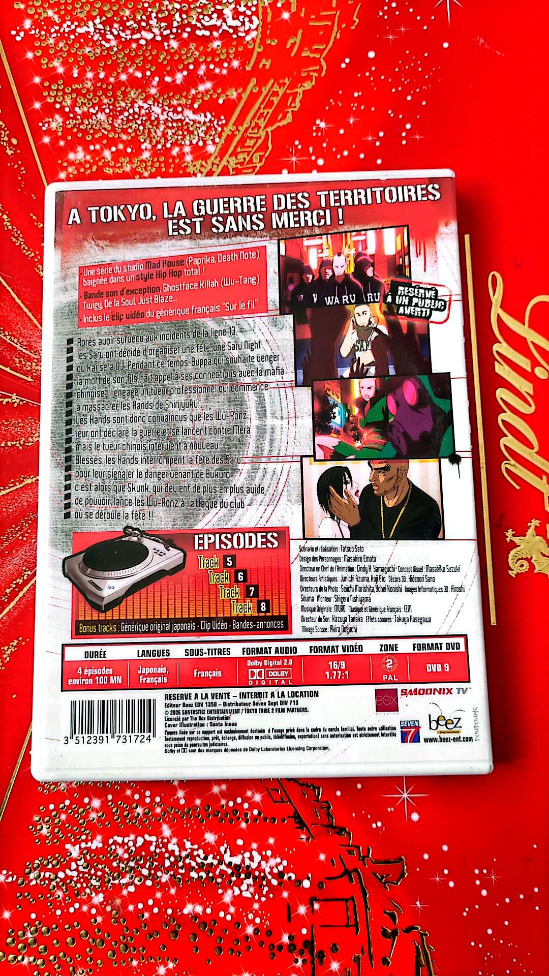 The inner city B-Boy'S Bleus tokyo tribe 2 volume 2 épisode 5 6 7 et 8 DVD vendu en Bon état Par blaspo