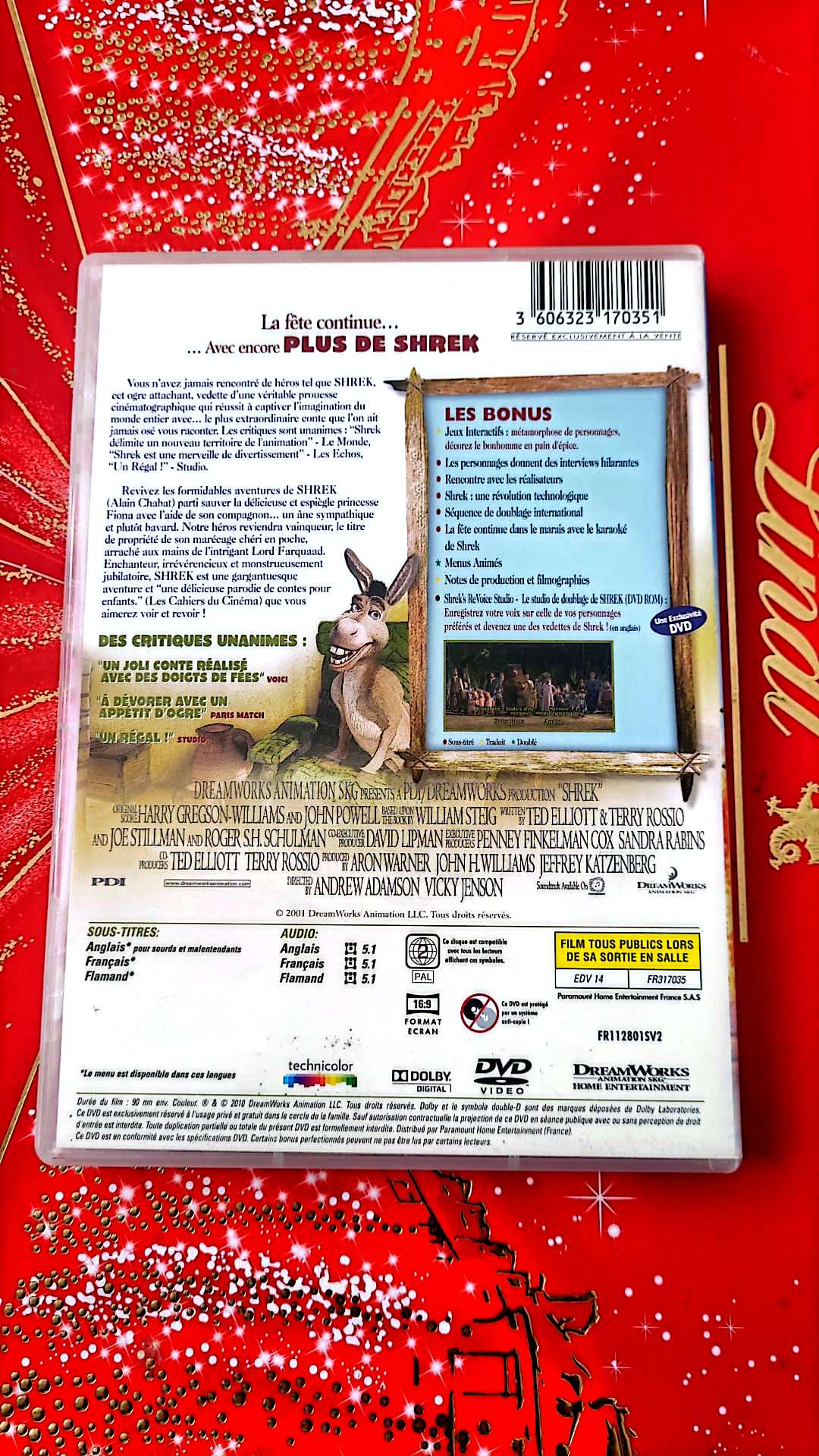 shrek DVD