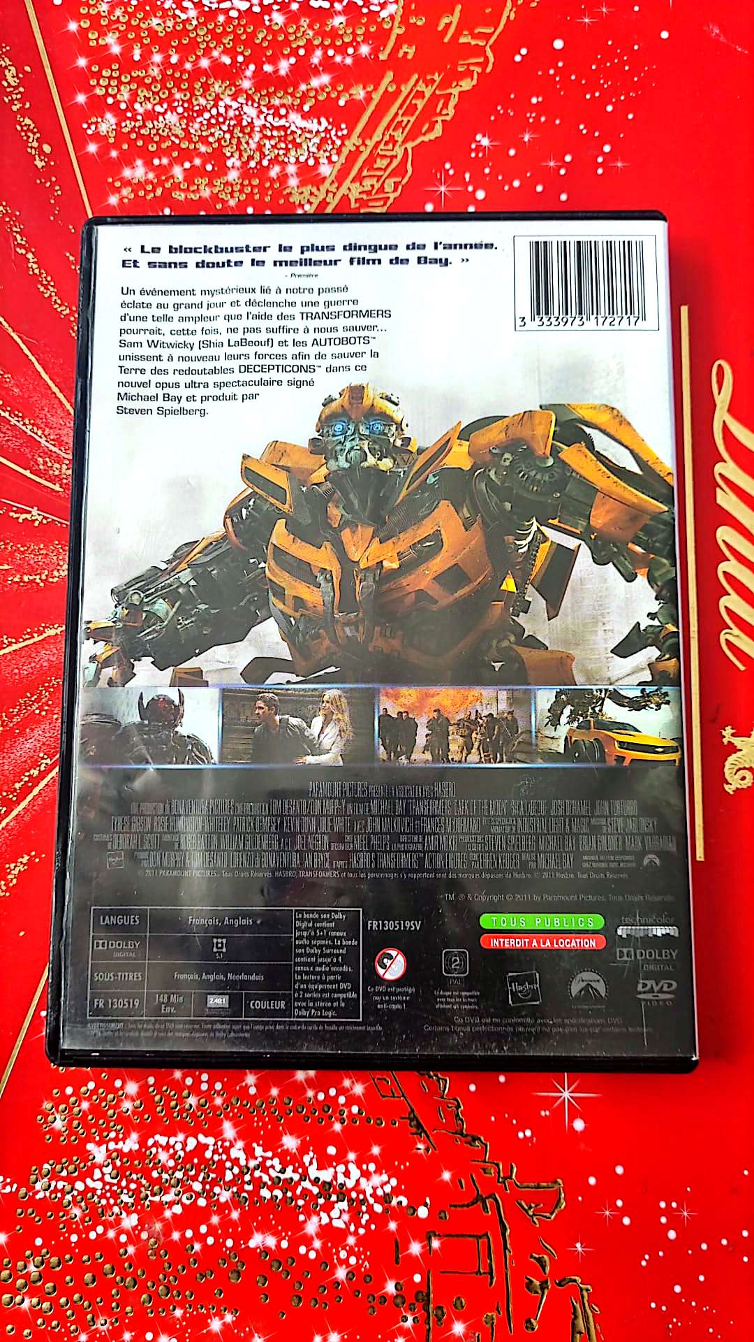 transformers 3 la face cachée de la lune  DVD