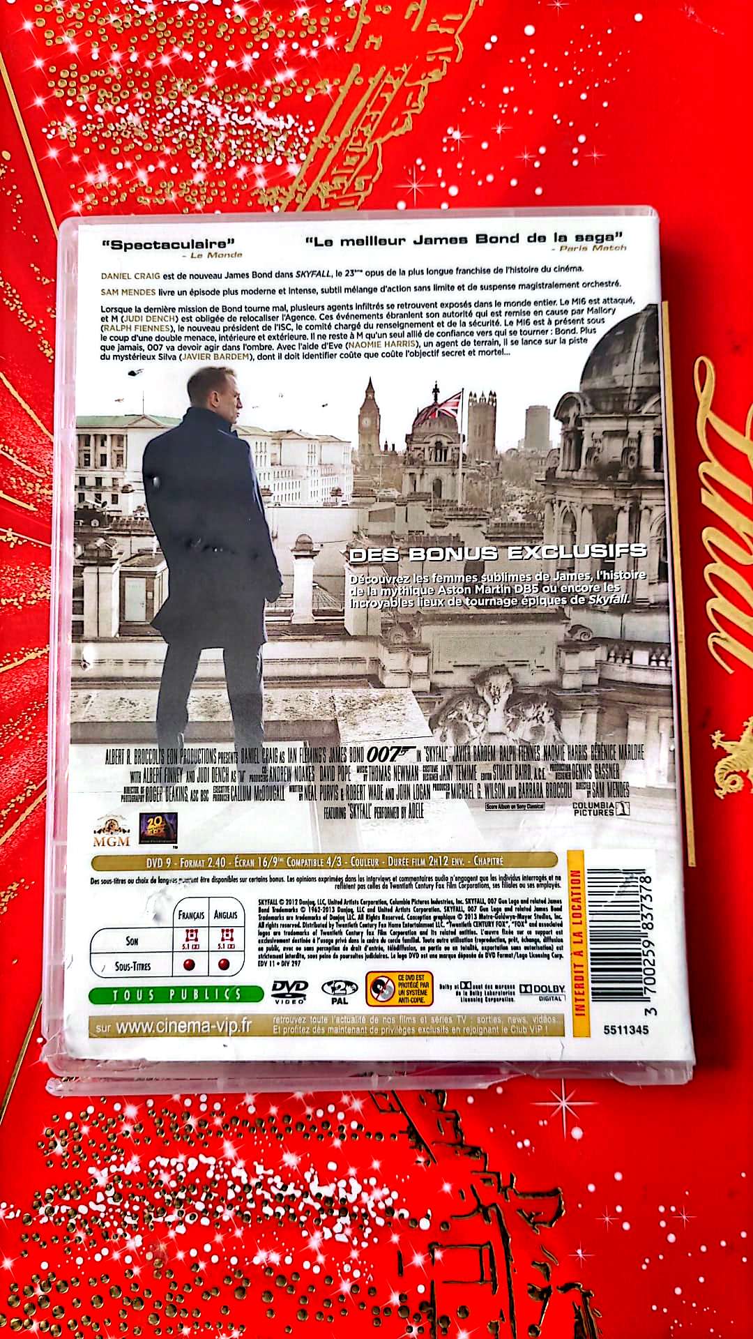 skyfall 007 film complet en francais DVD vendu en Bon état Par blaspo