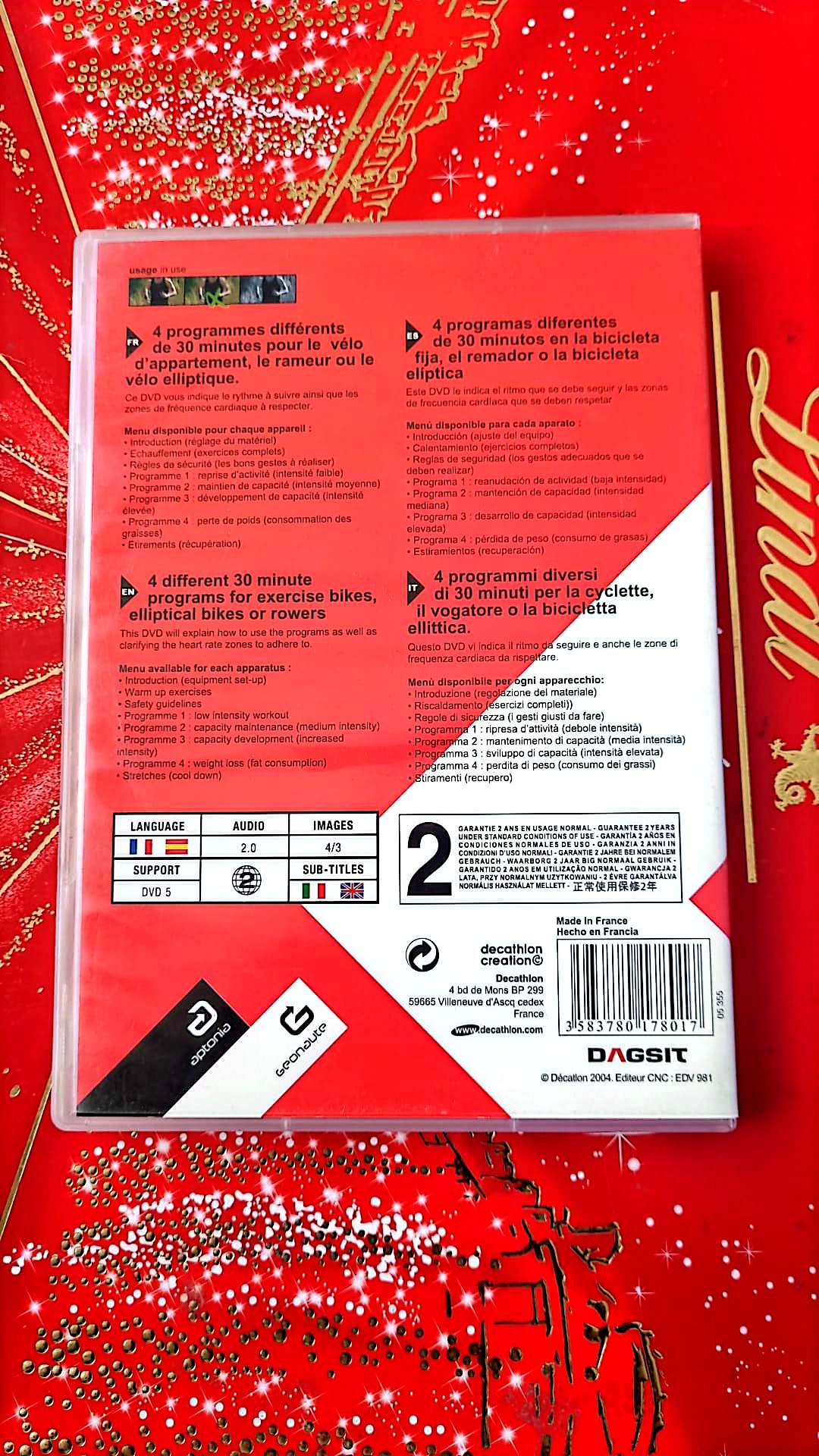 cardio training programmes exercices DVD vendu en Bon état Par blaspo
