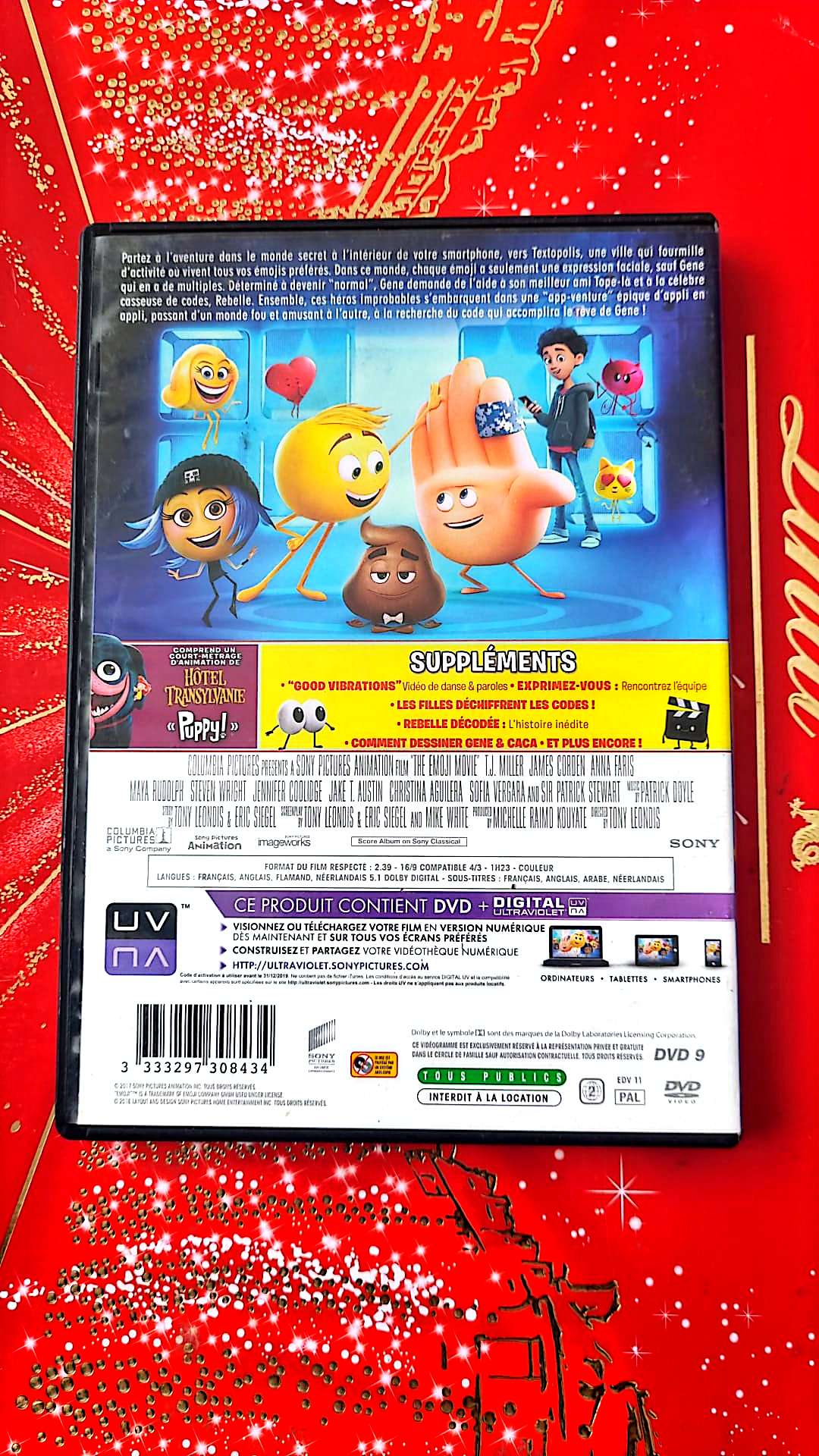 le monde secret des Émojis DVD